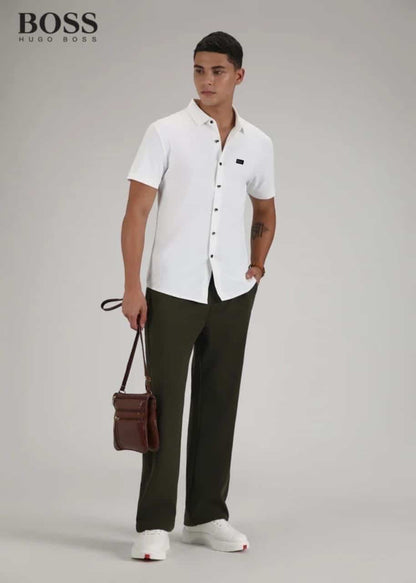 Hugo  Boss White Premium Classic Shirt