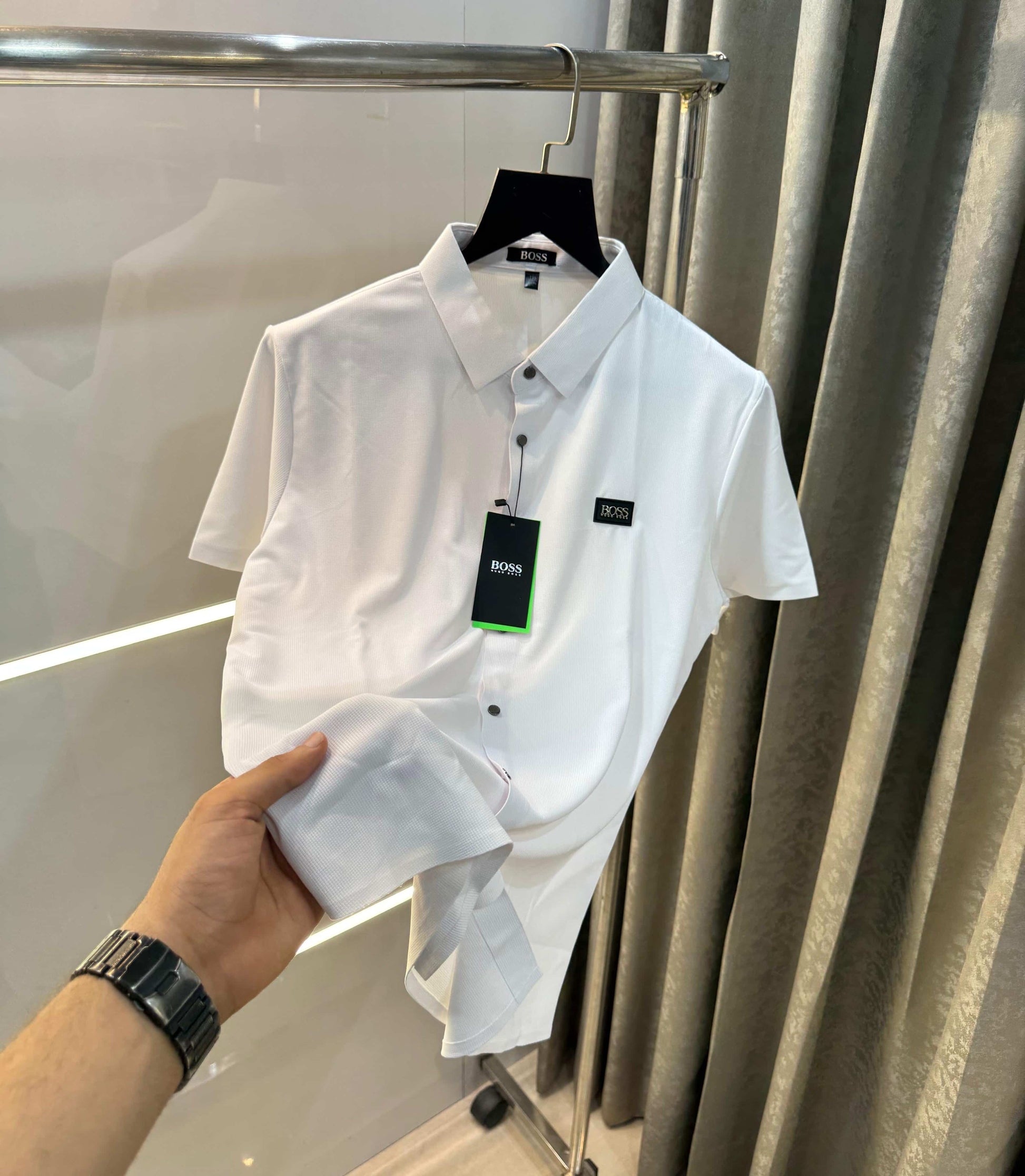 Hugo  Boss White Premium Classic Shirt
