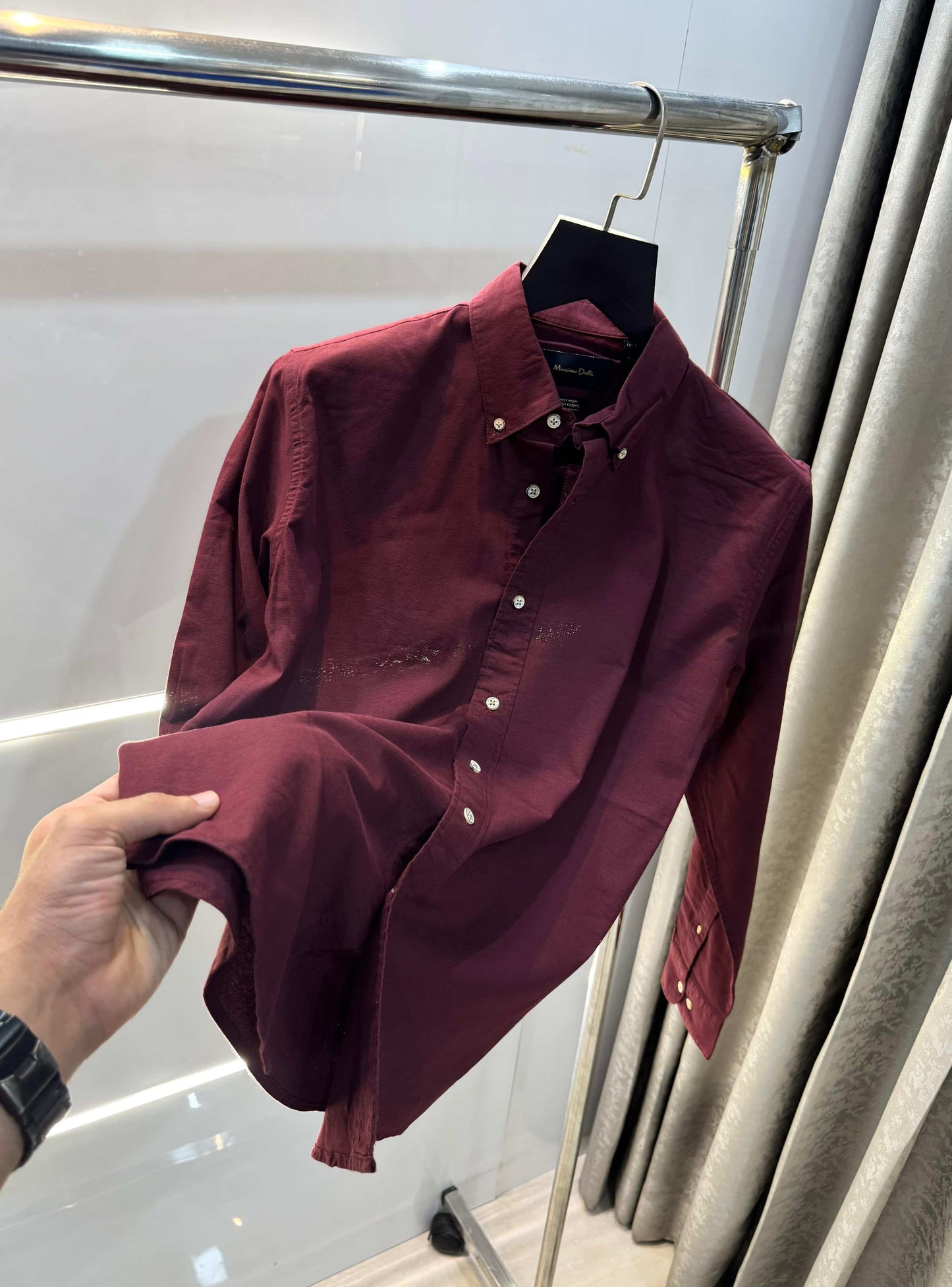 Mossimo Dutti  Wine  Premium Classic Shirt