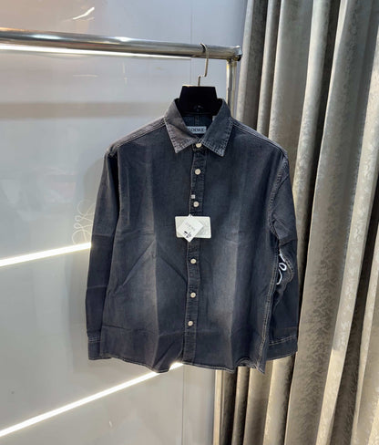 LoEwE Carbon Black Designer Imported Denim Jacket