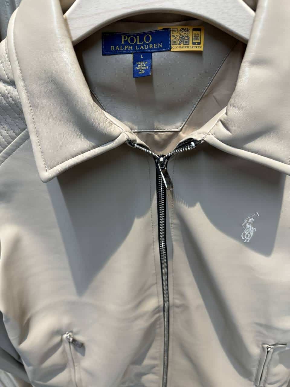 POLO RALPH LAURE_N LEATHER JACKET AVAILABLE IN ULTRA PREMIUM QUALITY