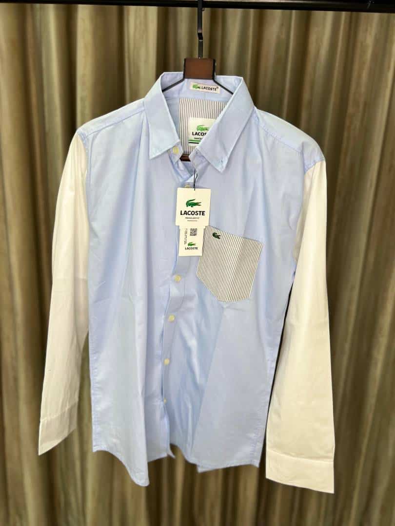 SKY BLUE LACOST_E PREMIUM DESIGNER SHIRTS