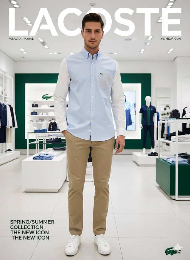 SKY BLUE LACOST_E PREMIUM DESIGNER SHIRTS