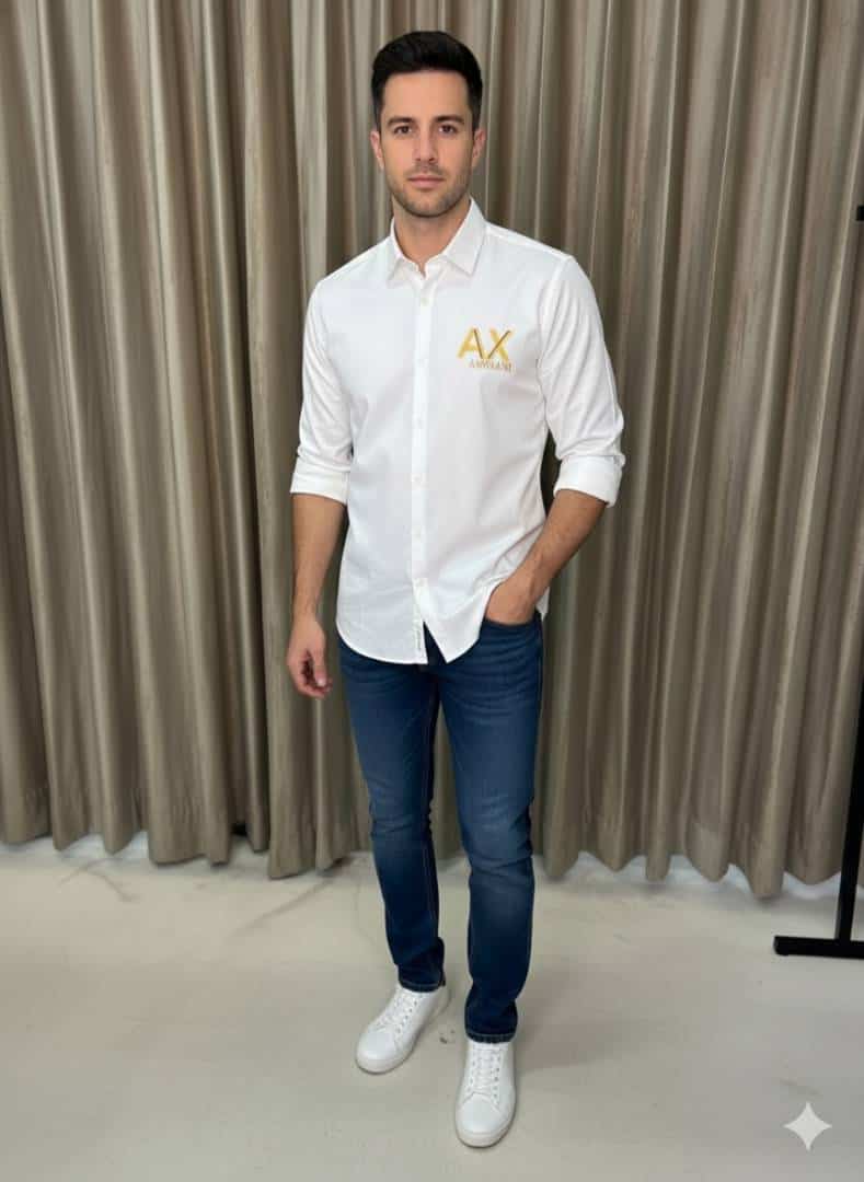 WHITE ARMAN_I EXCHANGE ULTIMATE PREMIUM SHIRTS