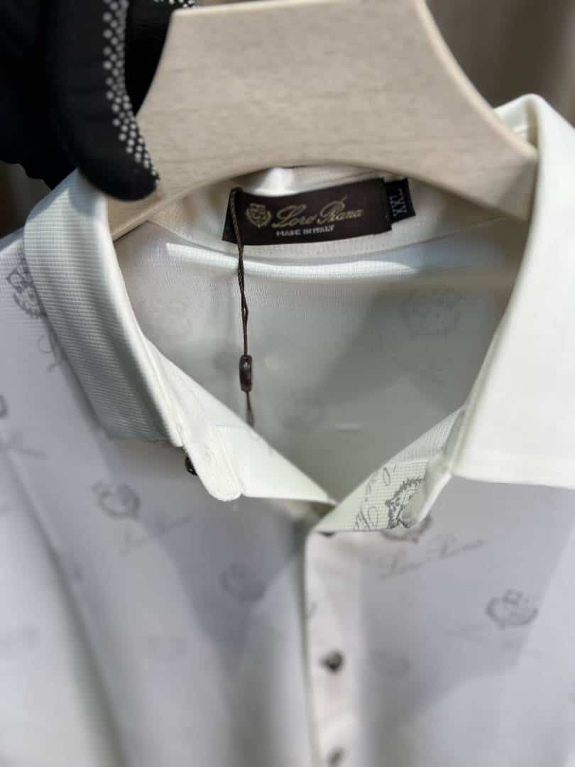 LORO PIAN_O WHITE IMPORTED SHIRT AVAILABLE IN ULTRA PREMIUM QUALITY