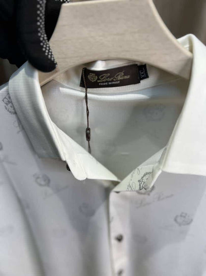 LORO PIAN_O WHITE IMPORTED SHIRT AVAILABLE IN ULTRA PREMIUM QUALITY