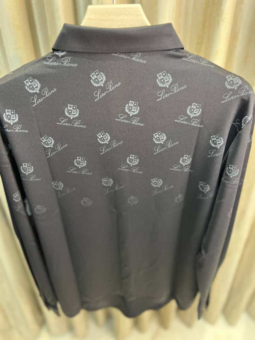 LORO PIAN_O BLACK IMPORTED SHIRT AVAILABLE IN ULTRA PREMIUM QUALITY