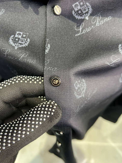 LORO PIAN_O BLACK IMPORTED SHIRT AVAILABLE IN ULTRA PREMIUM QUALITY