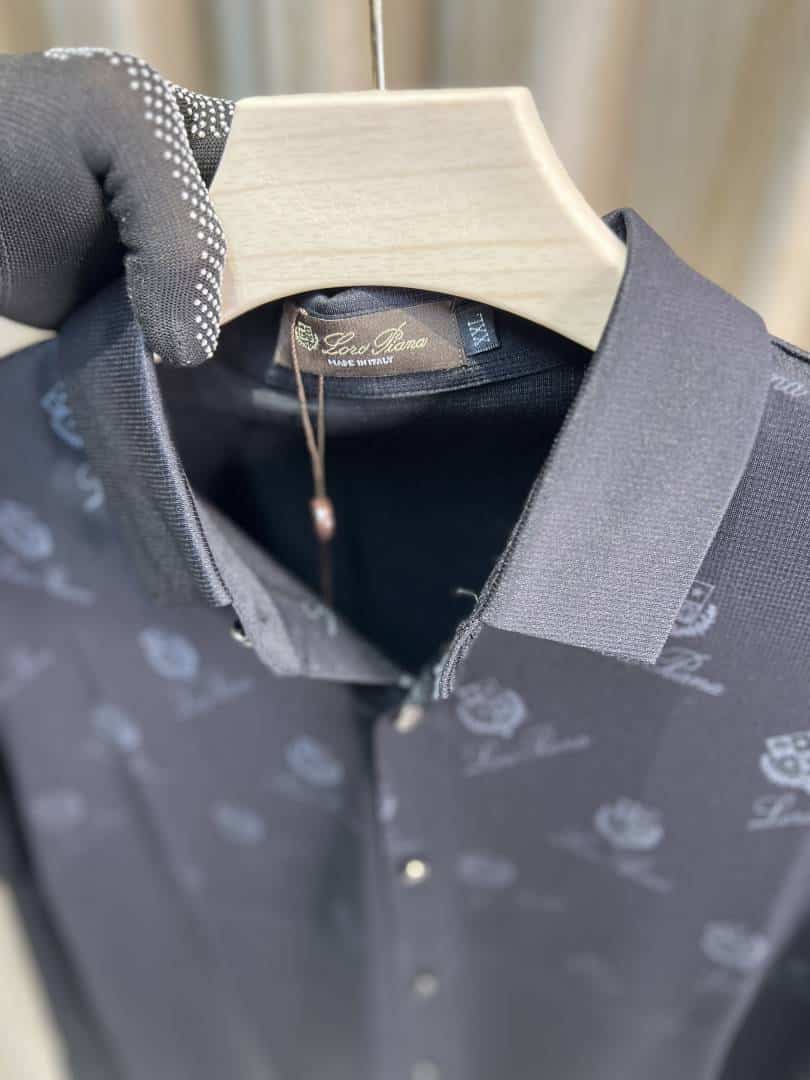 LORO PIAN_O BLACK IMPORTED SHIRT AVAILABLE IN ULTRA PREMIUM QUALITY