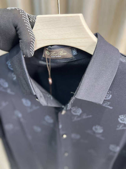 LORO PIAN_O BLACK IMPORTED SHIRT AVAILABLE IN ULTRA PREMIUM QUALITY