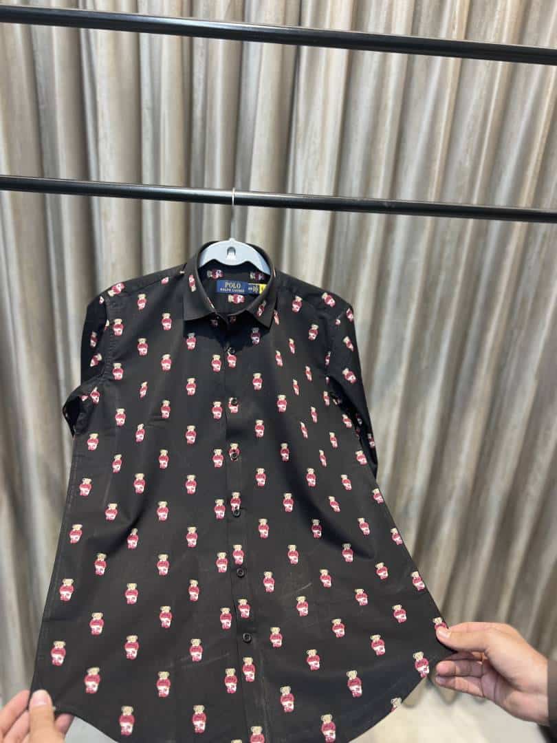 POLO RALPH LAURE_N BLACK IMPORTED SHIRT AVAILABLE IN ULTRA PREMIUM QUALITY