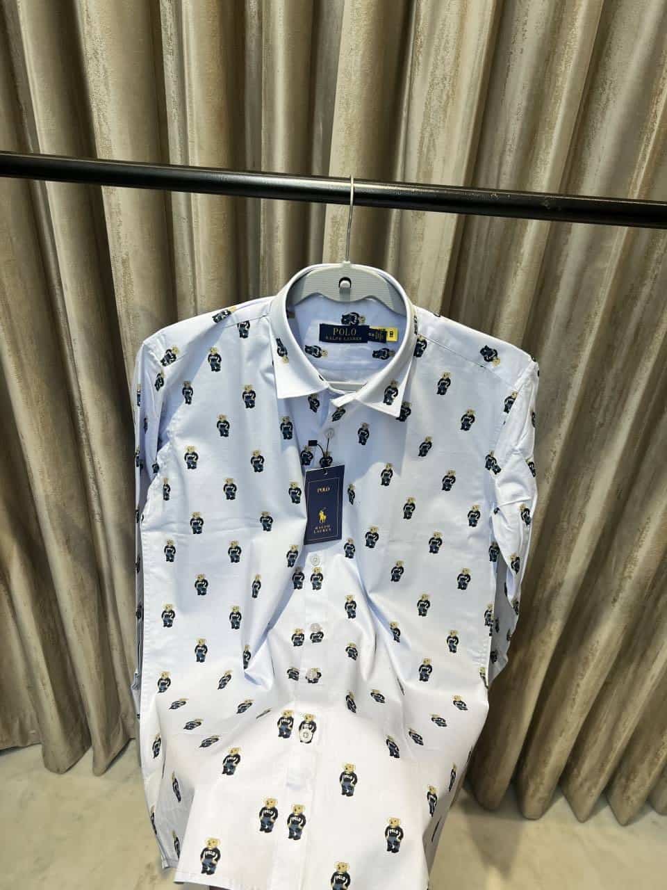 POLO RALPH LAURE_N SKY BLUE IMPORTED SHIRT AVAILABLE IN ULTRA PREMIUM QUALITY