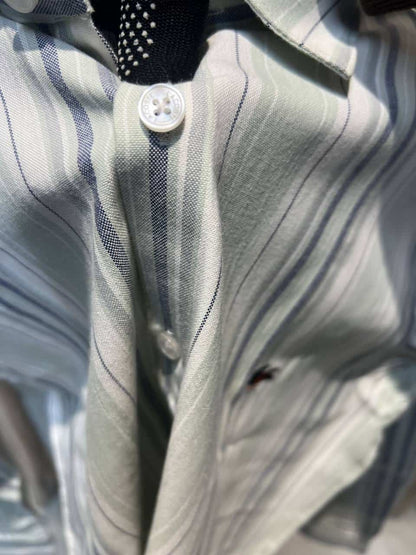 LACOST_E MINT GREEN IMPORTED ULTRA PREMIUM SHIRT AVAILABLE