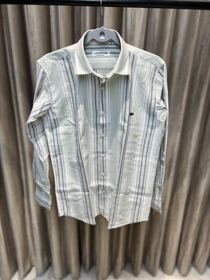 LACOST_E MINT GREEN IMPORTED ULTRA PREMIUM SHIRT AVAILABLE