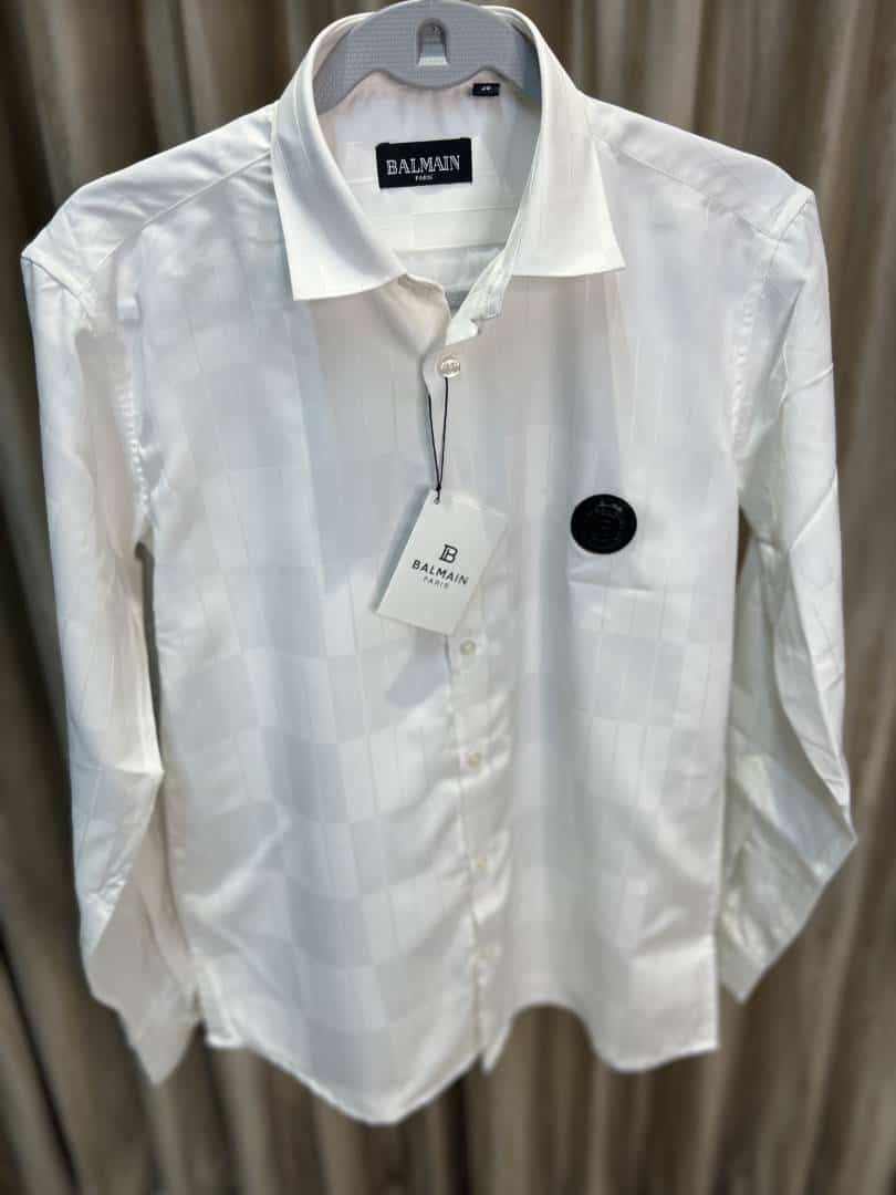BALMAI_N WHITE IMPORTED SHIRT AVAILABLE IN ULTRA PREMIUM QUALITY