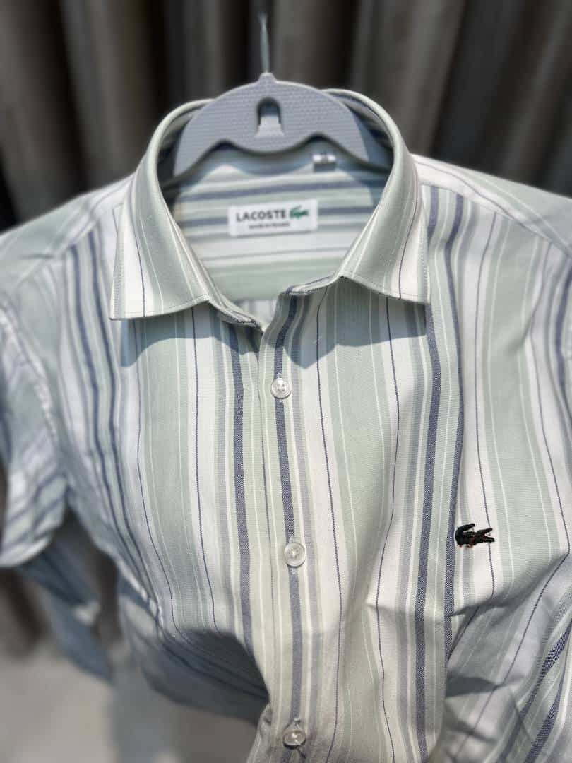 LACOST_E MINT GREEN IMPORTED ULTRA PREMIUM SHIRT AVAILABLE