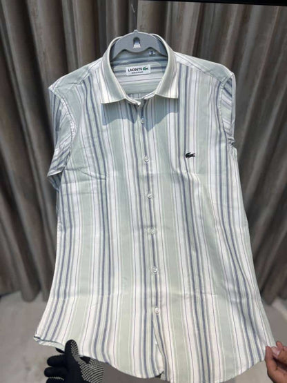LACOST_E MINT GREEN IMPORTED ULTRA PREMIUM SHIRT AVAILABLE