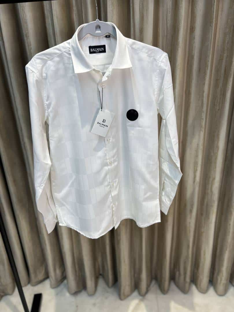 BALMAI_N WHITE IMPORTED SHIRT AVAILABLE IN ULTRA PREMIUM QUALITY