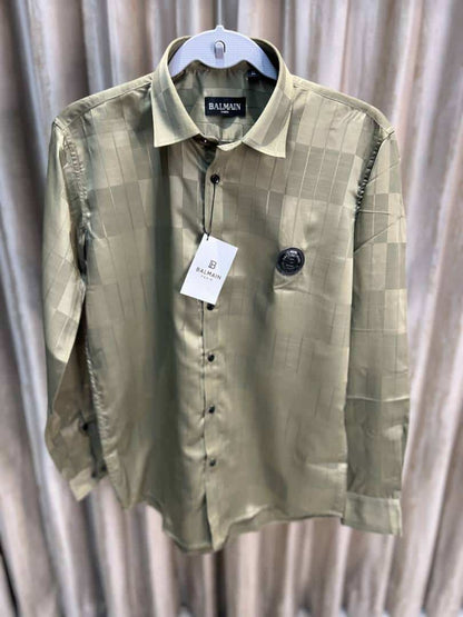 BALMAI_N GREEN IMPORTED SHIRT AVAILABLE IN ULTRA PREMIUM QUALITY