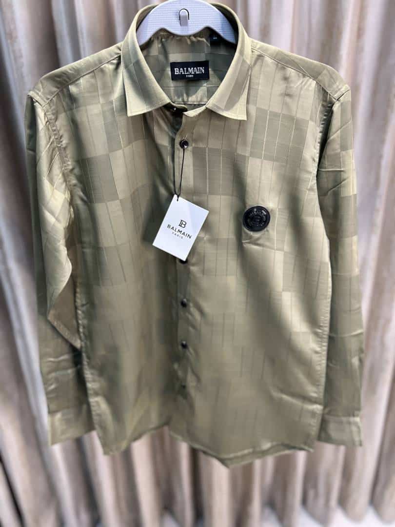 BALMAI_N GREEN IMPORTED SHIRT AVAILABLE IN ULTRA PREMIUM QUALITY