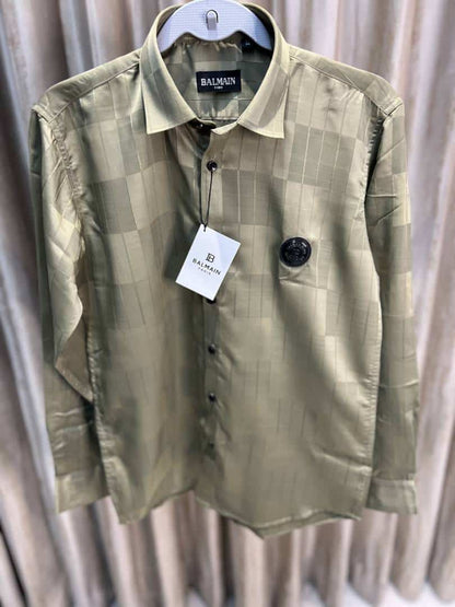 BALMAI_N GREEN IMPORTED SHIRT AVAILABLE IN ULTRA PREMIUM QUALITY
