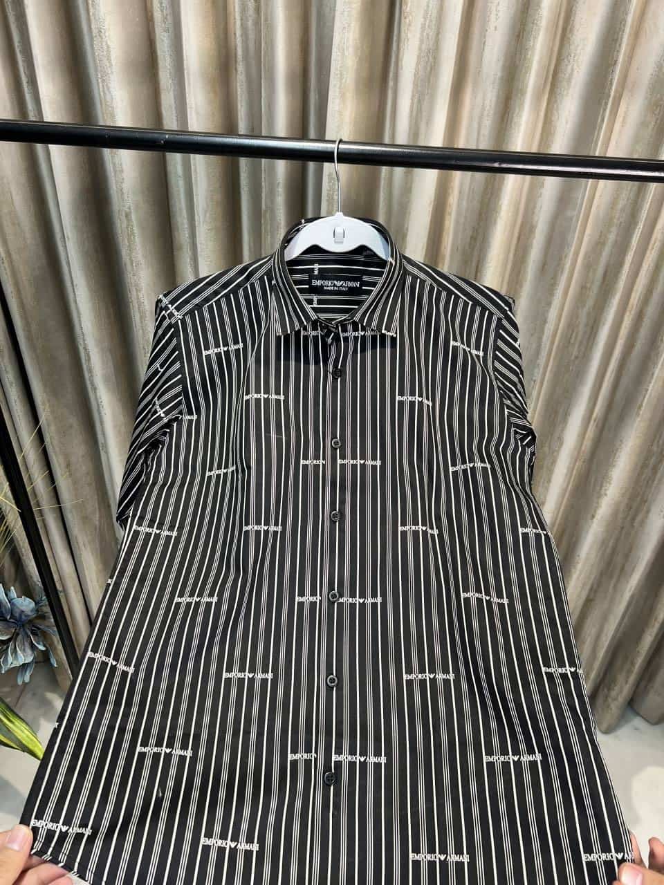 Emporio ARMAN_I BLACK ULTRA PREMIUM IMPORTED SHIRTS AVAILABLE