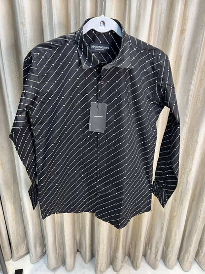 Emporio ARMAN_I BLACK ULTRA PREMIUM IMPORTED SHIRTS AVAILABLE