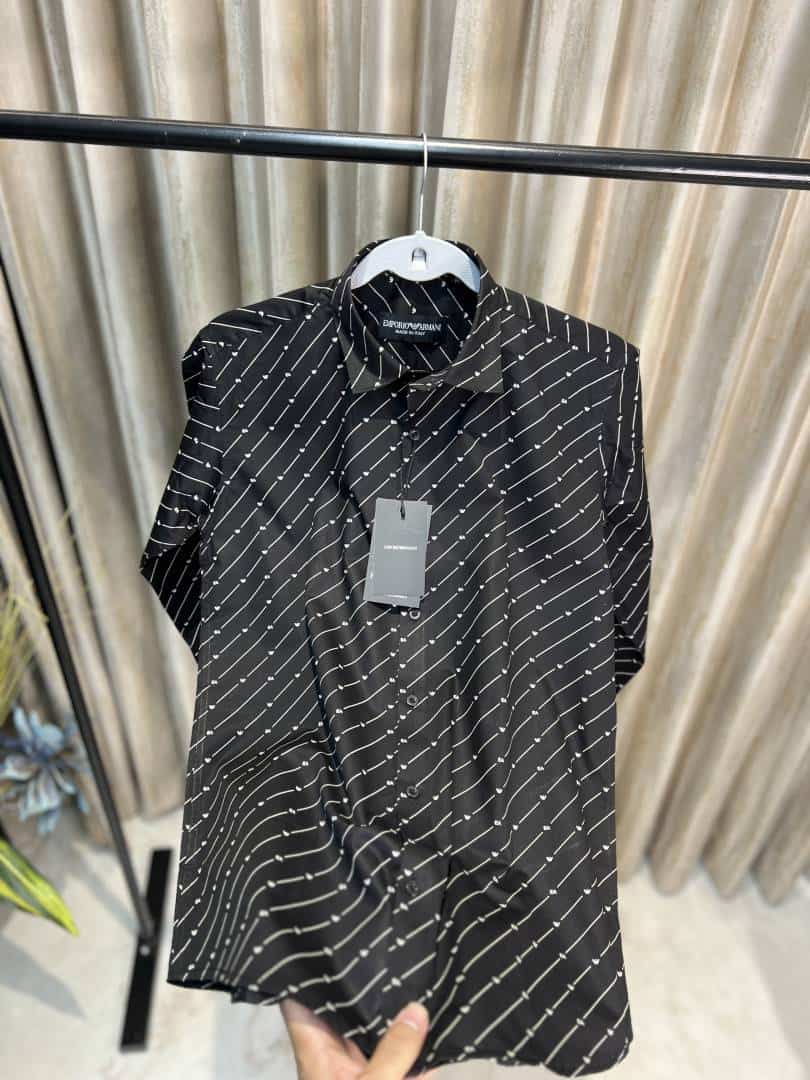 Emporio ARMAN_I BLACK ULTRA PREMIUM IMPORTED SHIRTS AVAILABLE