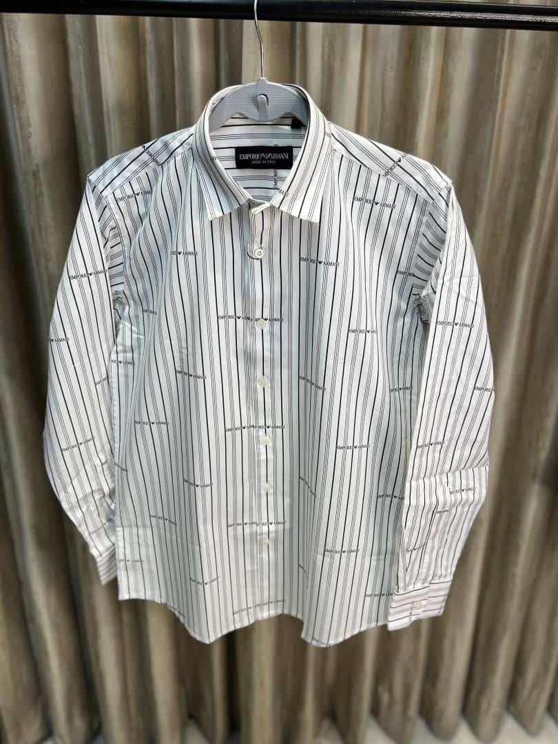Emporio ARMAN_I WHITE ULTRA PREMIUM IMPORTED SHIRTS AVAILABLE