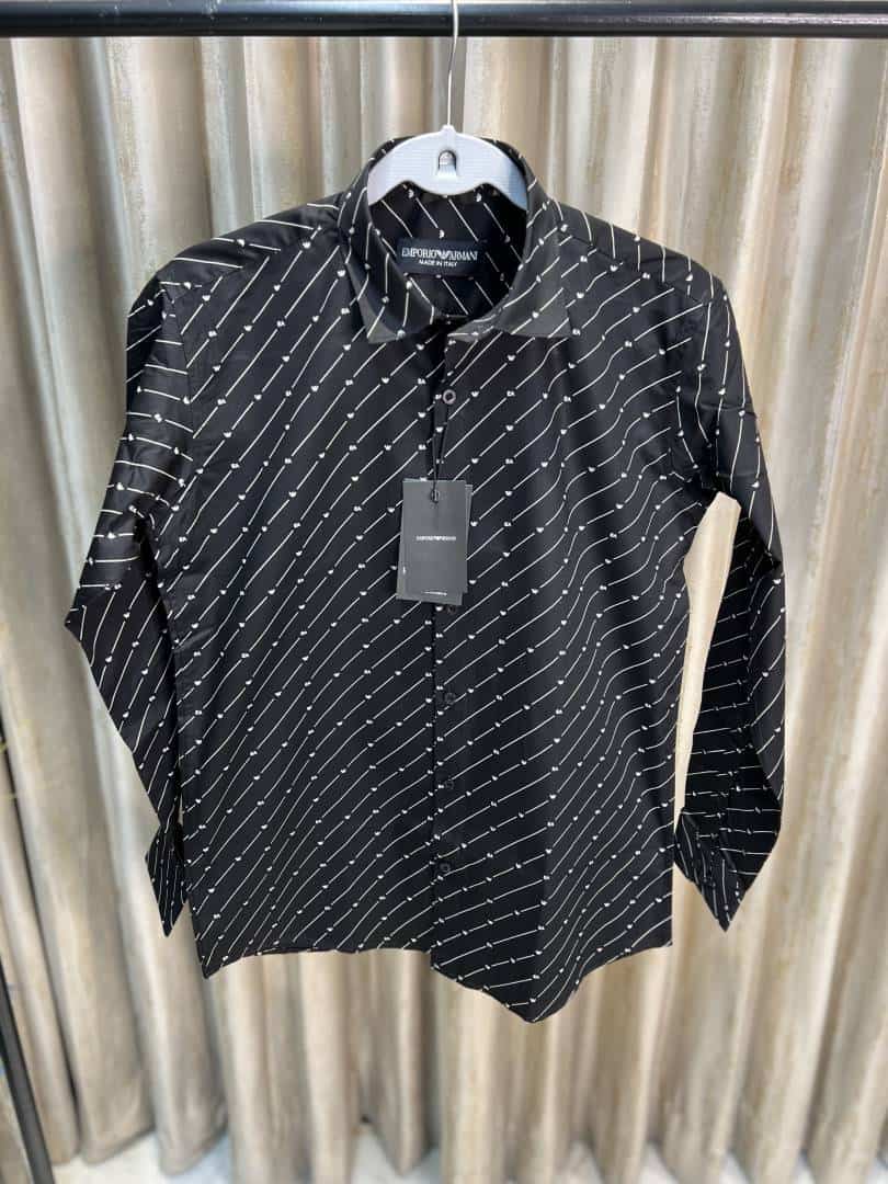 Emporio ARMAN_I BLACK ULTRA PREMIUM IMPORTED SHIRTS AVAILABLE