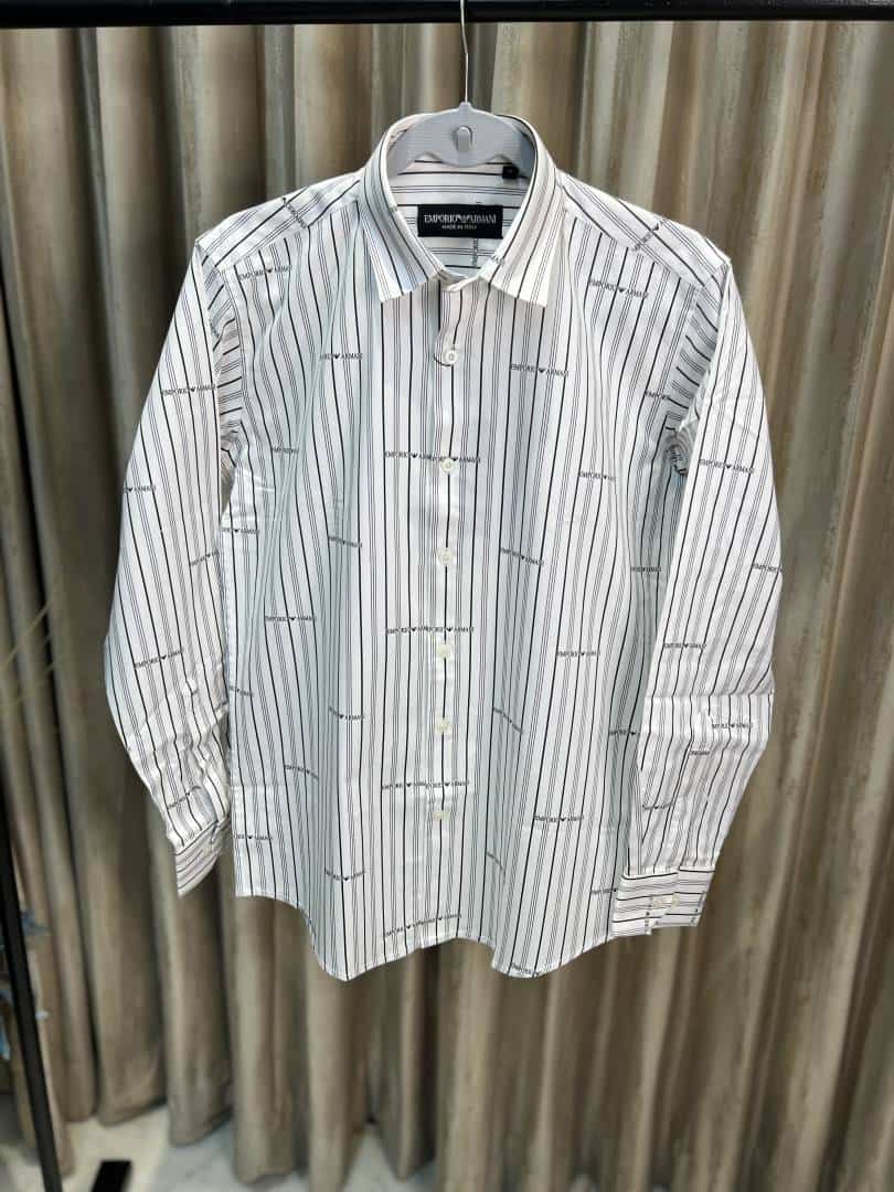 Emporio ARMAN_I WHITE ULTRA PREMIUM IMPORTED SHIRTS AVAILABLE