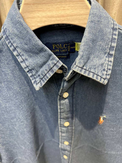 POLO RALPH LAURE_N DENIM SHIRT AVAILABLE IN ULTRA PREMIUM QUALITY