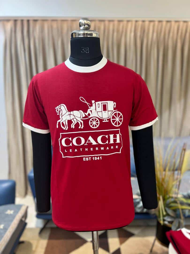 COAC_H RED COLOUR PREMIUM TSHIRT
