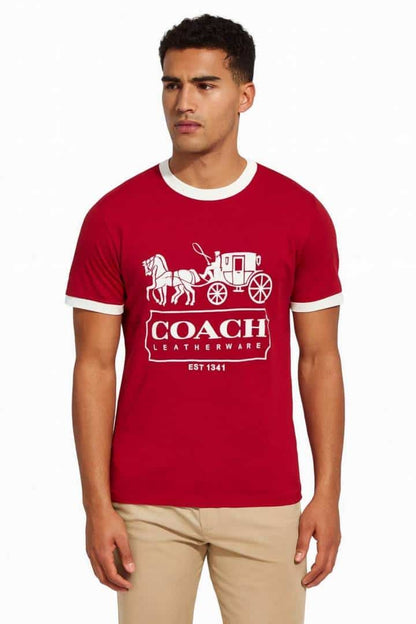 COAC_H RED COLOUR PREMIUM TSHIRT