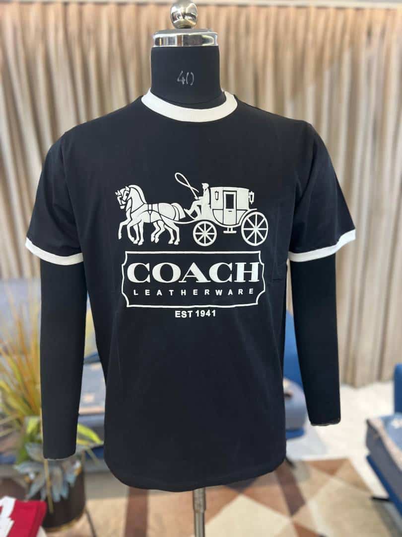 COAC_H BLACK COLOUR PREMIUM TSHIRT