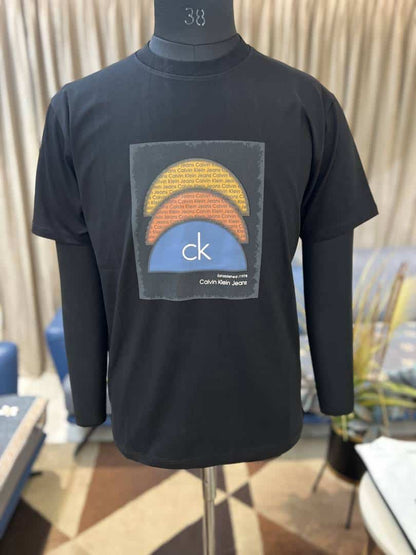 CALVIN KLEI_N BLACK COLOUR PREMIUM ROUND NECK TSHIRT
