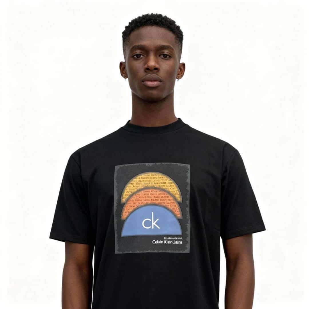 CALVIN KLEI_N BLACK COLOUR PREMIUM ROUND NECK TSHIRT