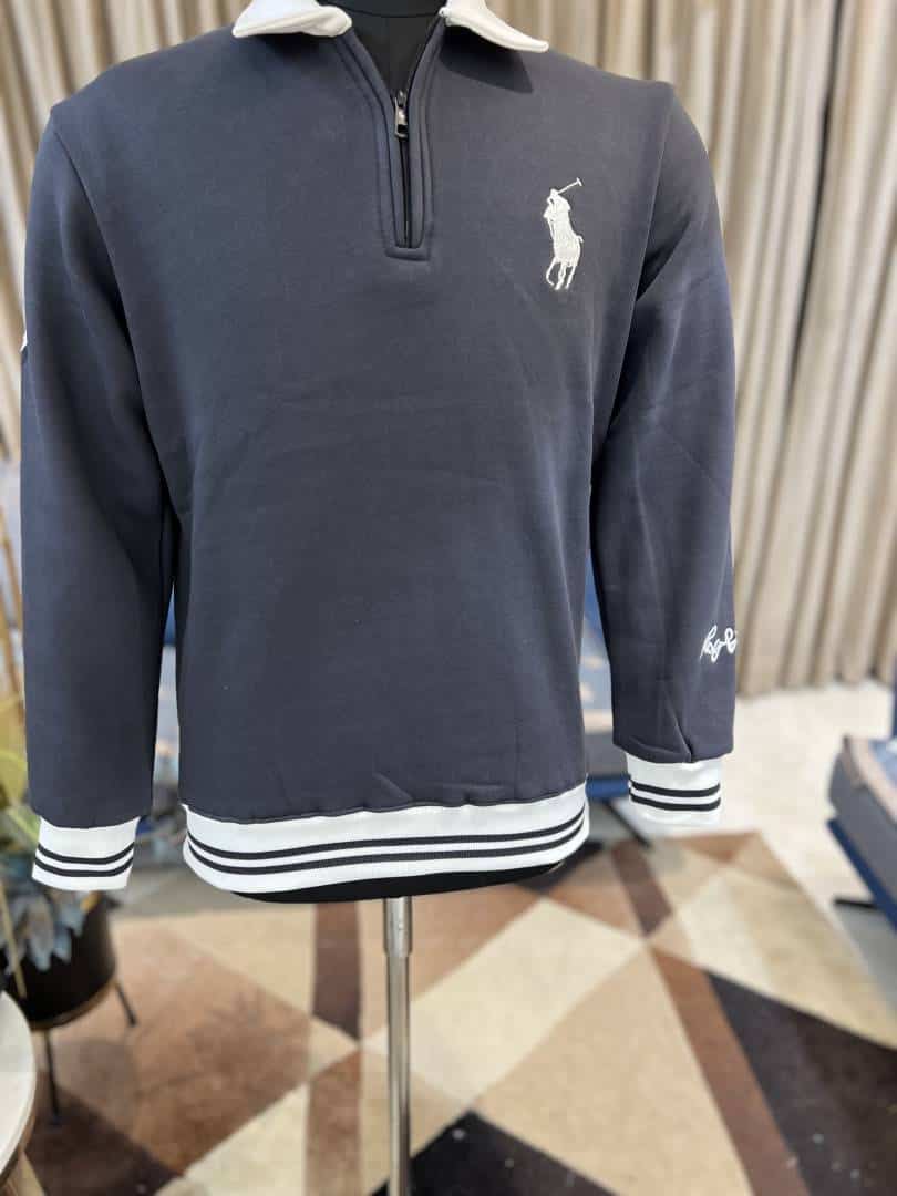US POLO GREY COLOUR FULL SLEEVES POLO TSHIRT