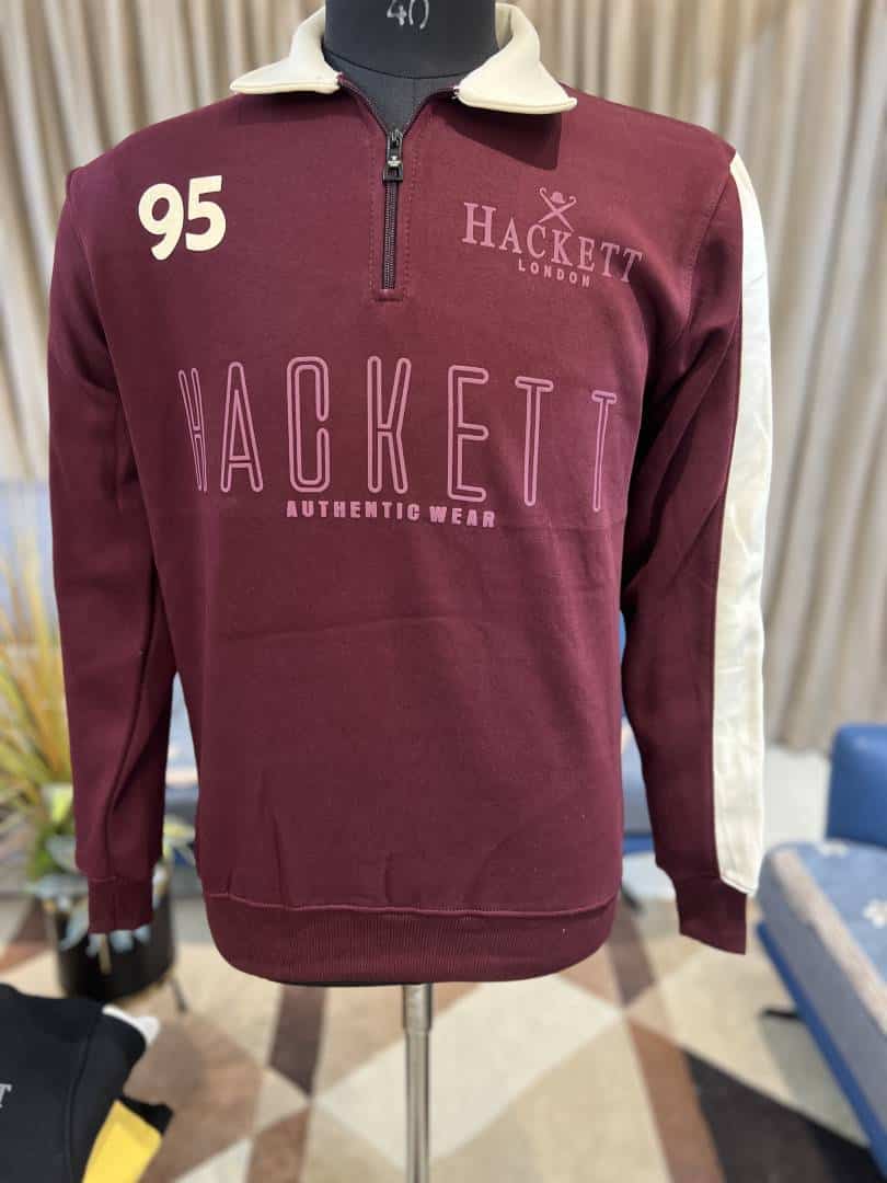 HACKET_T FULL SLEEVES MAROON COLOUR WINTER COLLECTIONS