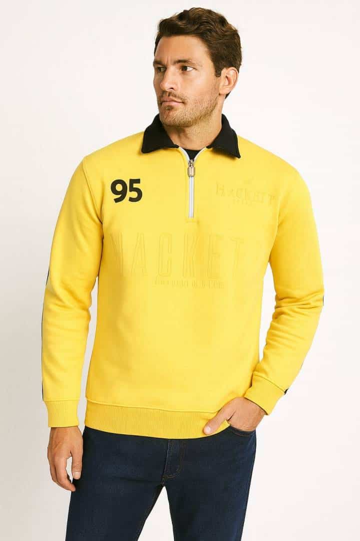 HACKET_T FULL SLEEVES BRIGHT YELLOW COLOUR WINTER COLLECTIONS