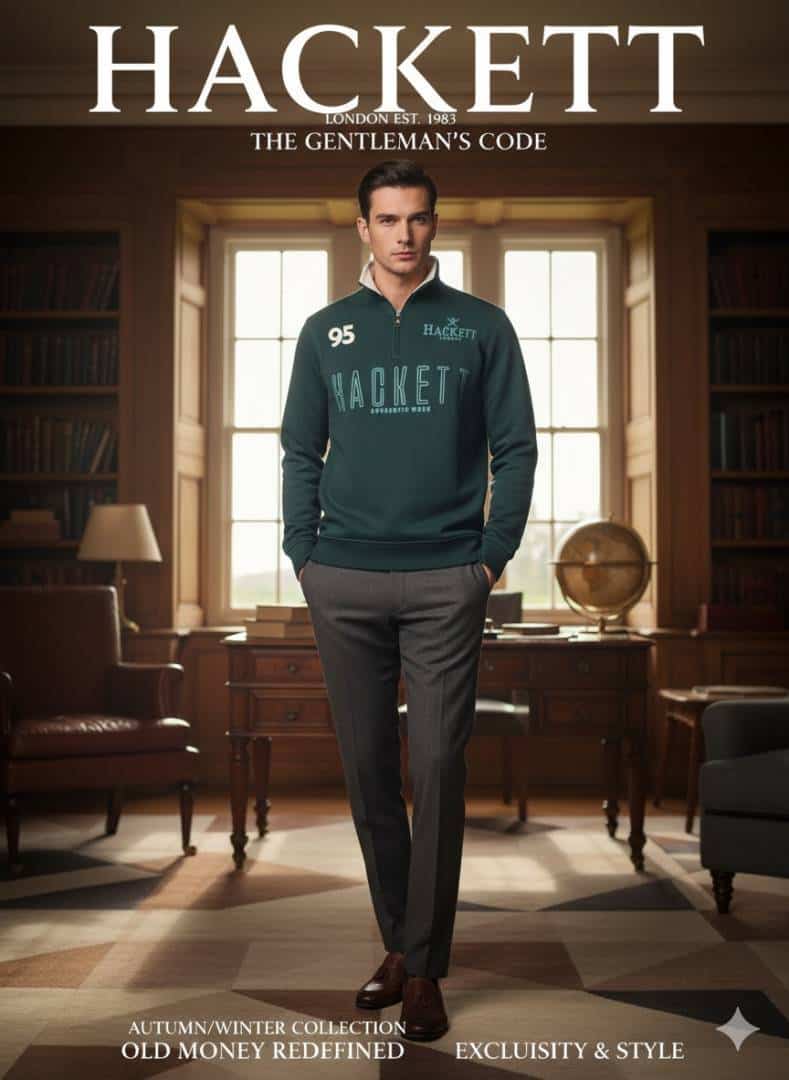 HACKET_T FULL SLEEVES DARK GREEN COLOUR WINTER COLLECTIONS