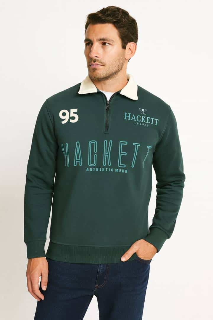HACKET_T FULL SLEEVES DARK GREEN COLOUR WINTER COLLECTIONS