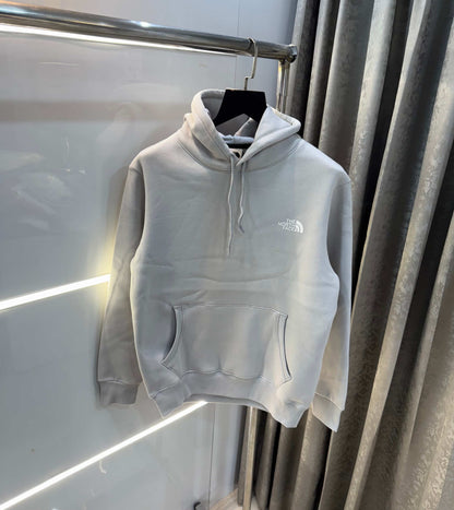 The  North Face Grey Printed Imported Hoodie