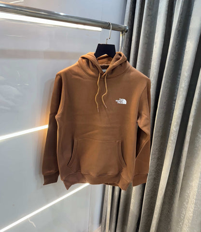 The  North Face Brown Printed Imported Hoodie