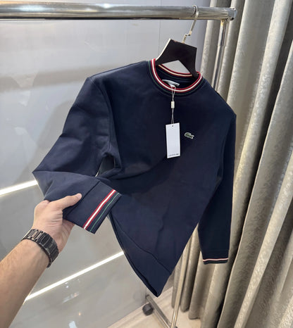 Lacost e Navy Blue Premium Classic Sweatshirt