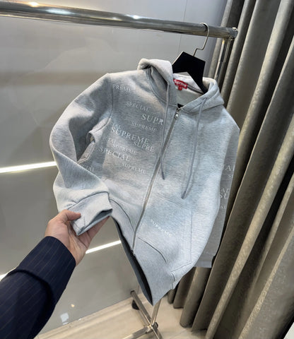 Suprem e Grey  Imported Zipper Jacket