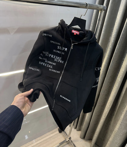 Suprem e Black  Imported Zipper Jacket