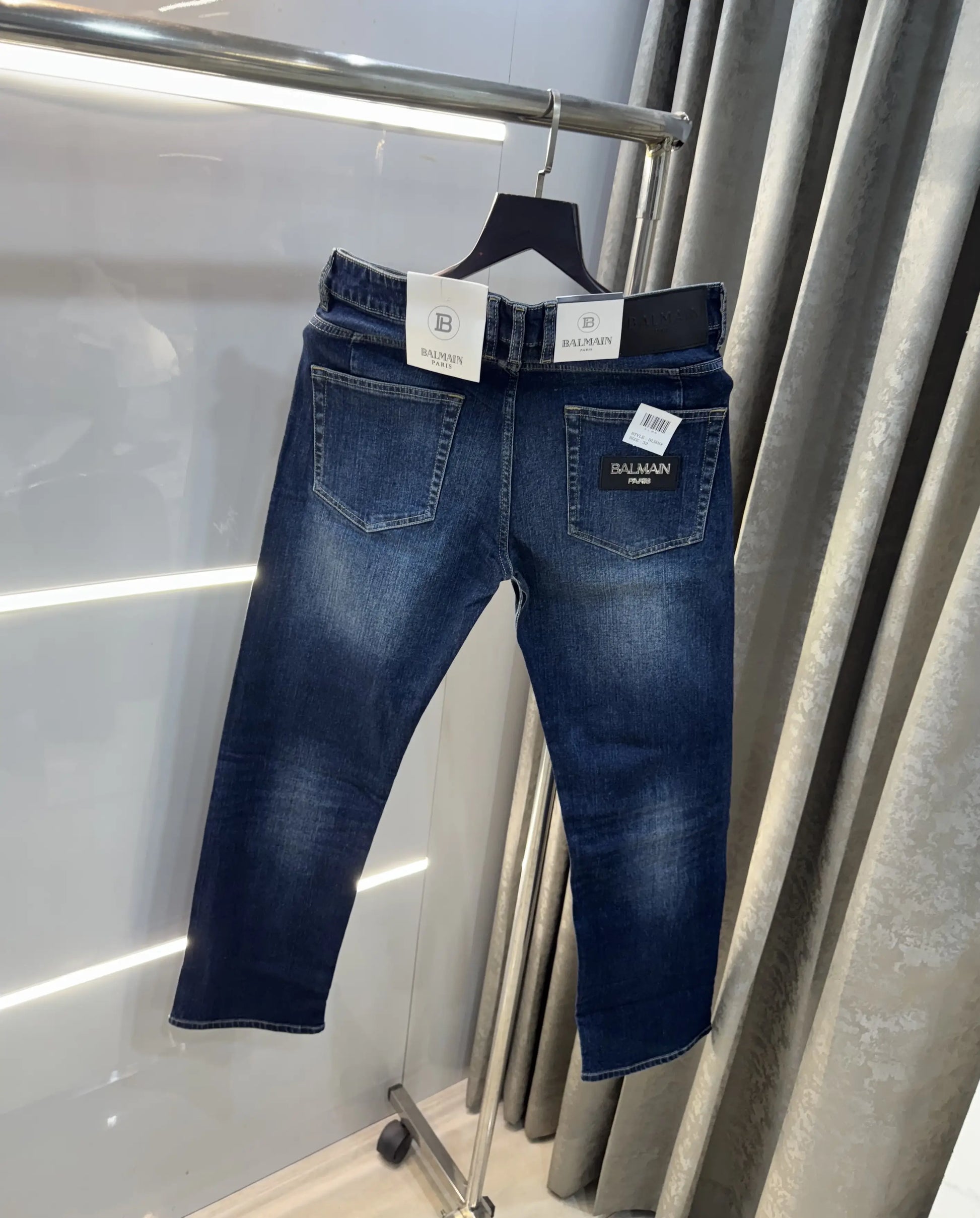 Balmai n Paris Dark Blue Pocket Imported Premium Denim