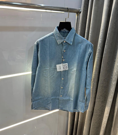 LOEwe Greenish Designer Imported Denim Jacket