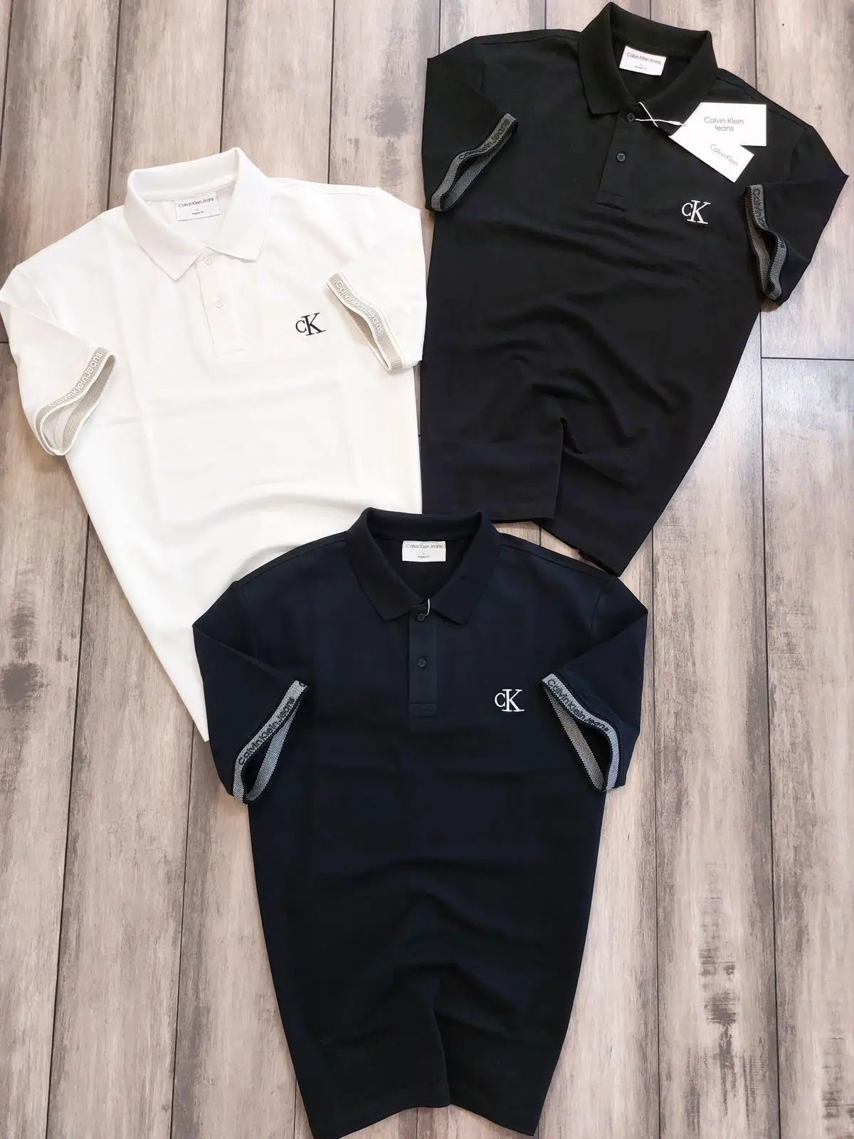 Calvin  Klein Navy Premium Polo T-Shirt